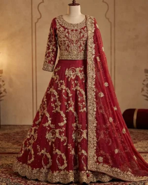 Luxury Valvet Rania Rich Work Elite Brial Lehenga