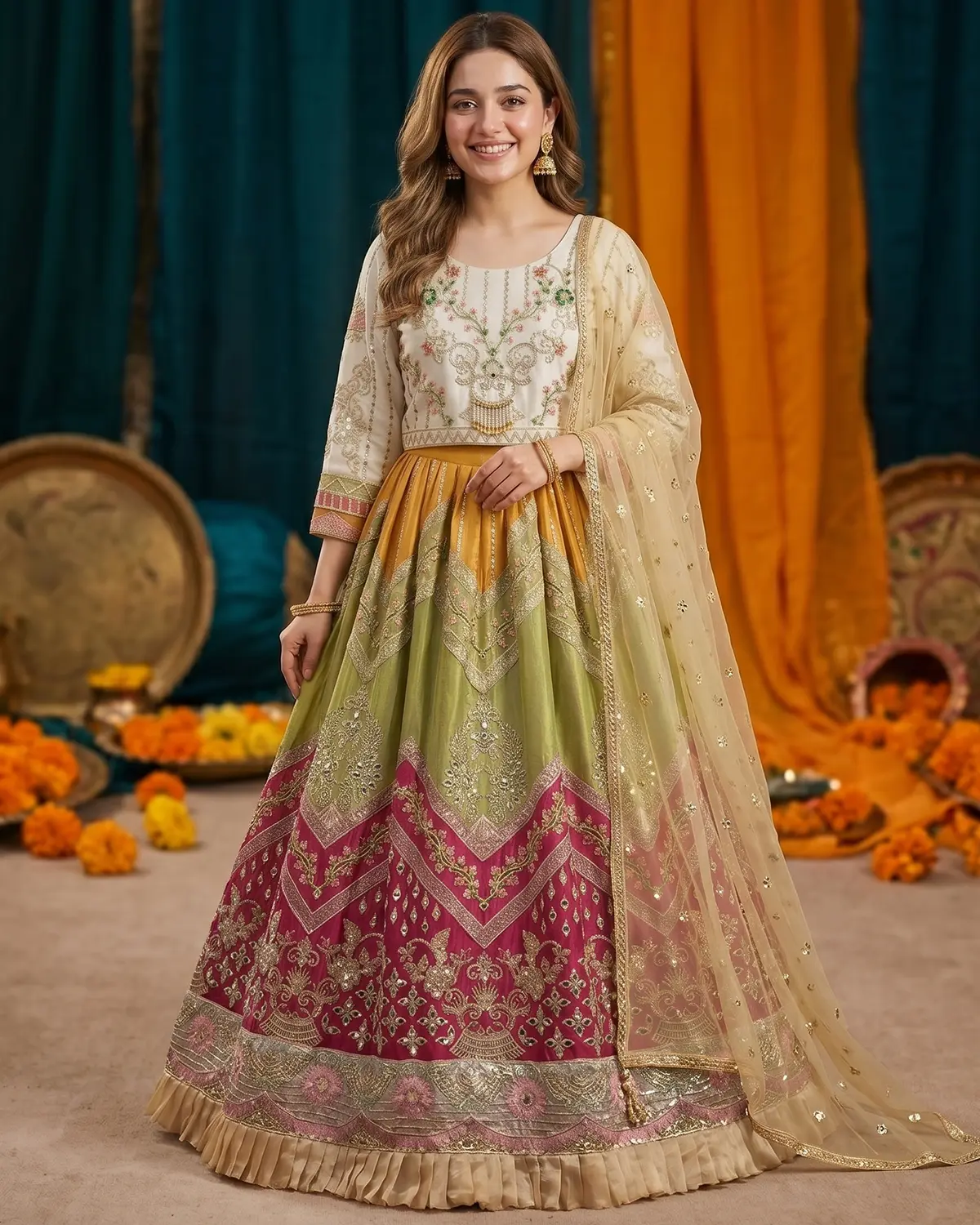 7trungi Formal Lehenga Choli - Image 2