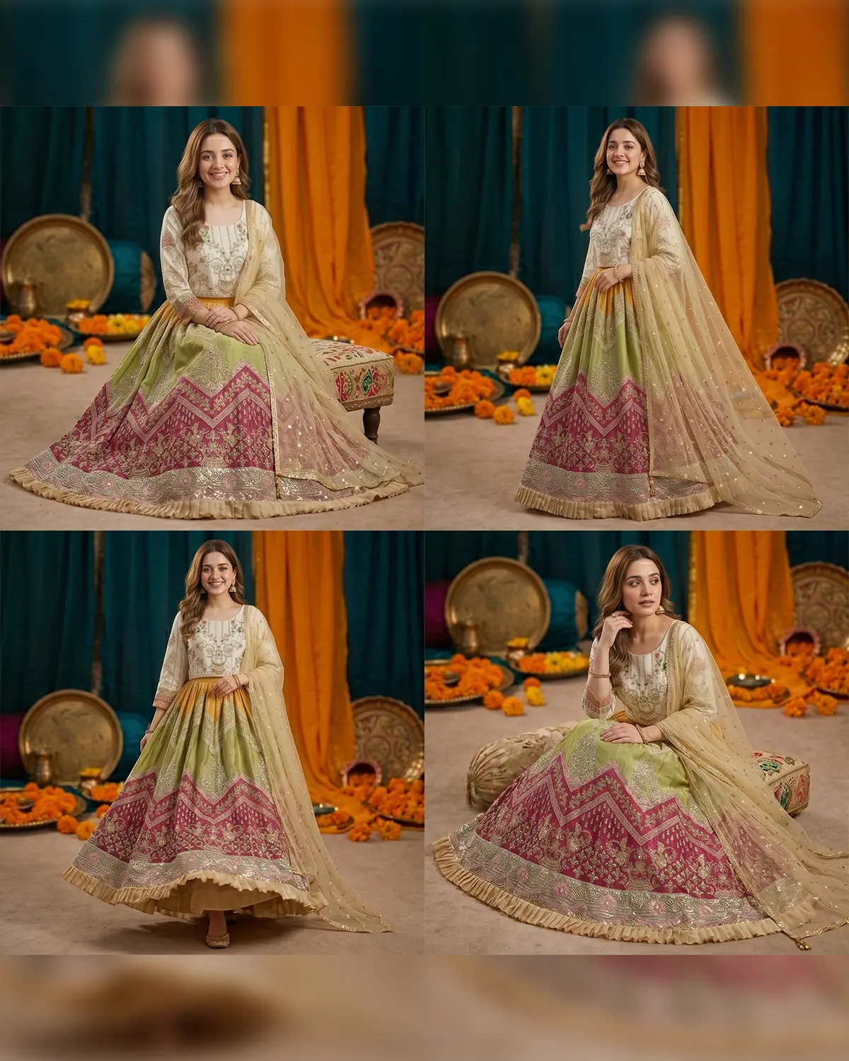 7trungi Formal Lehenga Choli - Image 4