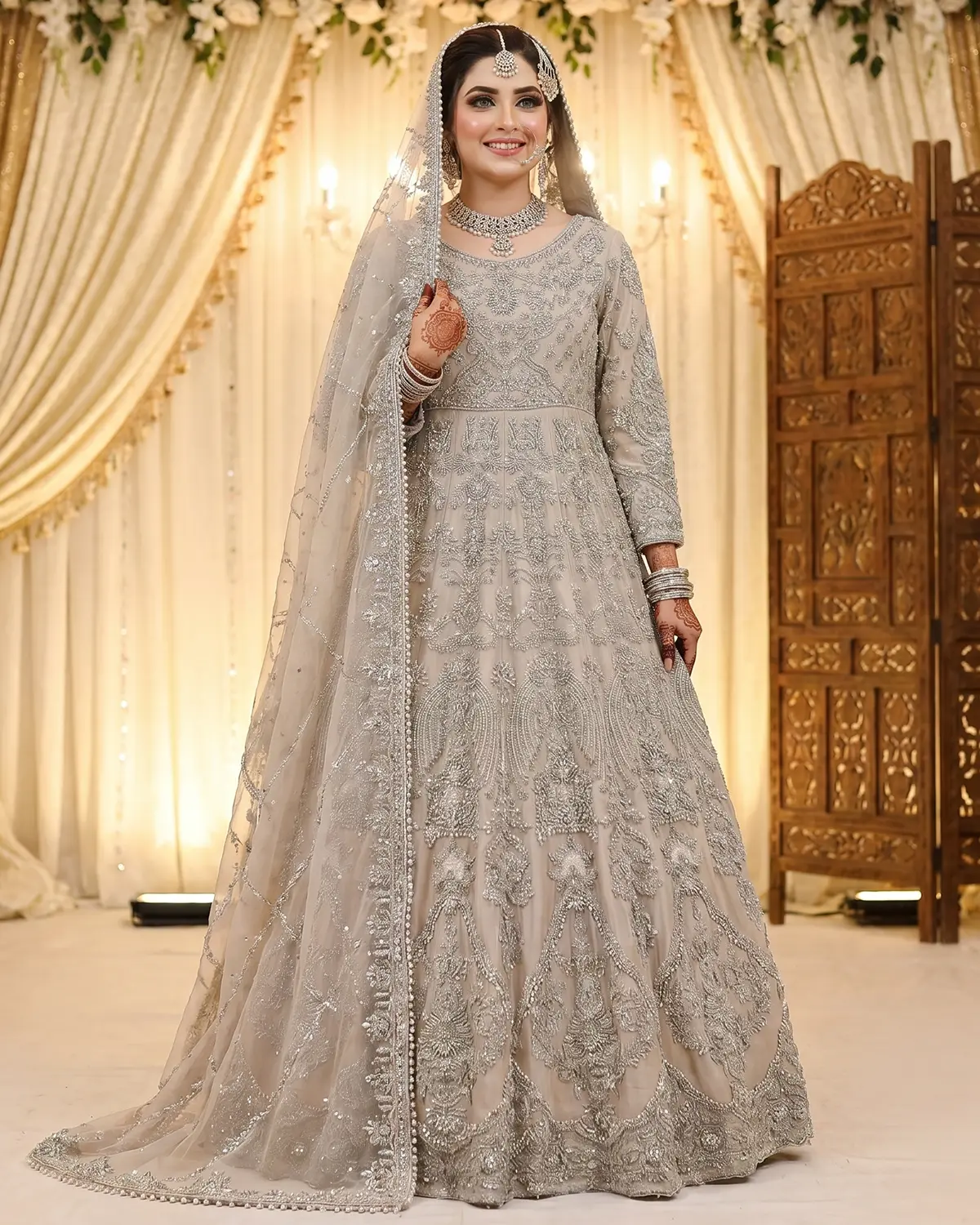 Beige Sona Bridal Maxi - Image 2