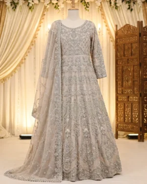 Beige Sona Bridal Maxi