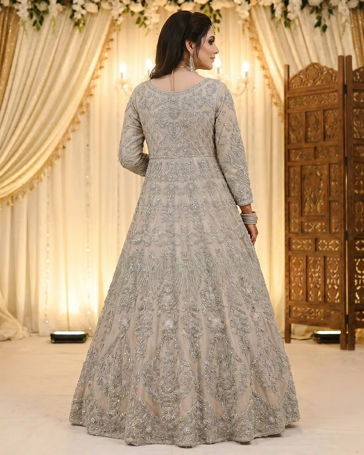 Beige Sona Bridal Maxi - Image 3