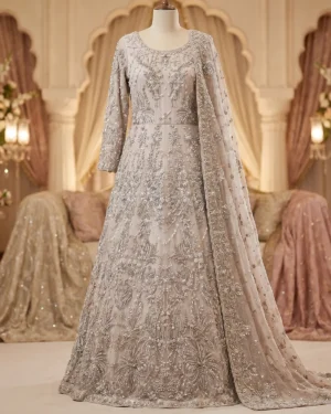 Beige Zoya Bridal Maxi