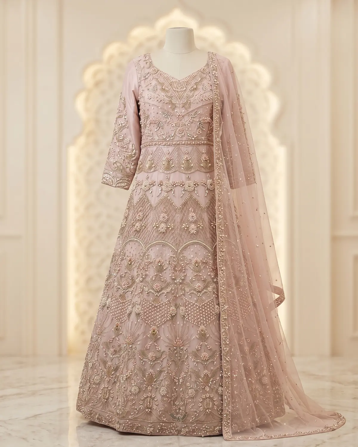 Blush Pink Formal Maxi