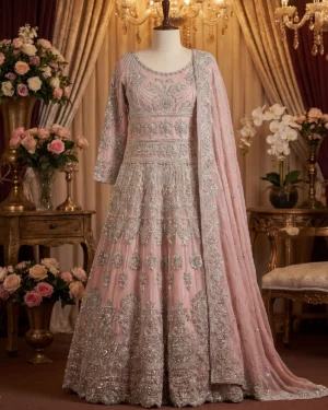 Blush Pink Hania Bridal Maxi
