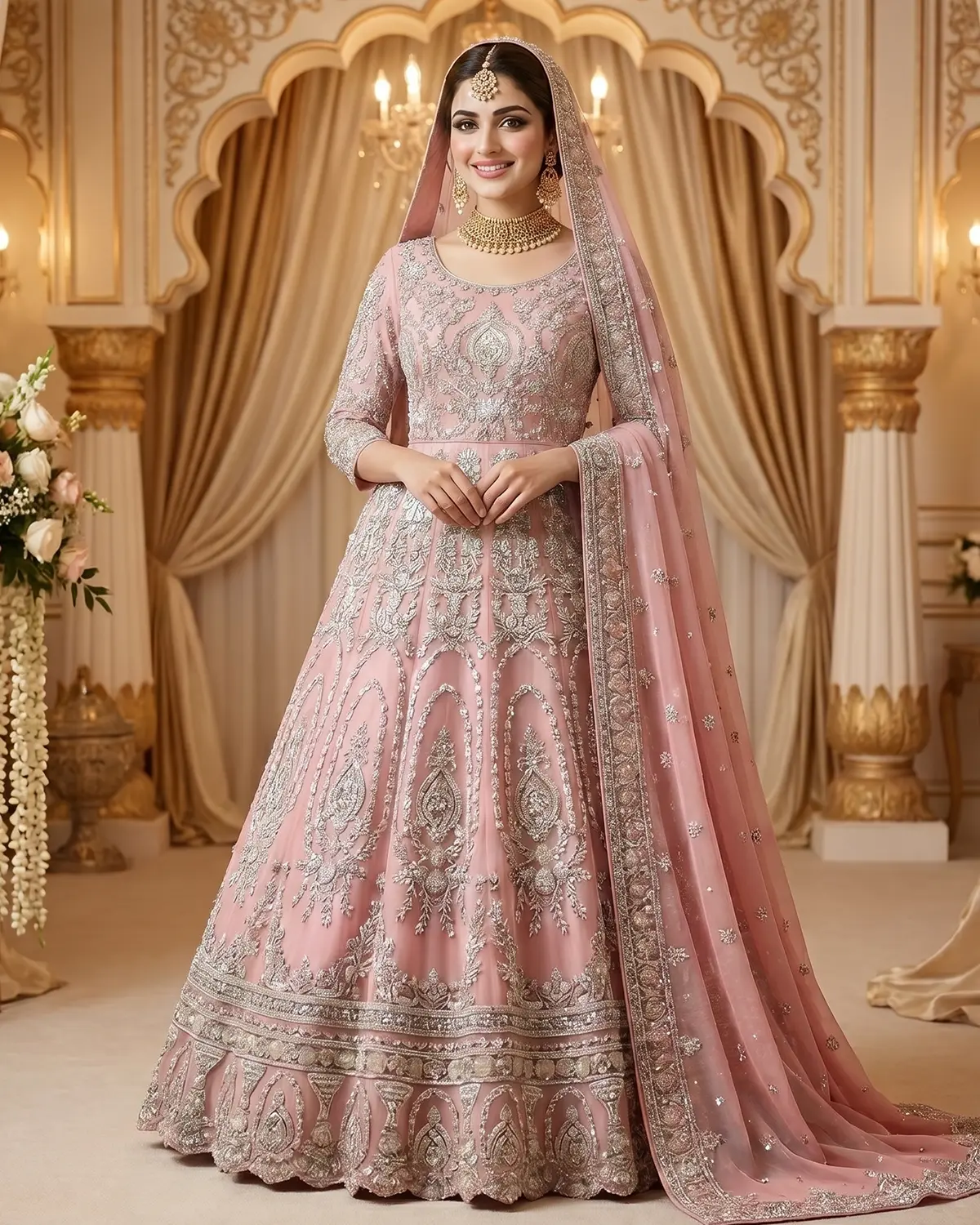 Blush Pink Sara Bridal Maxi - Image 2