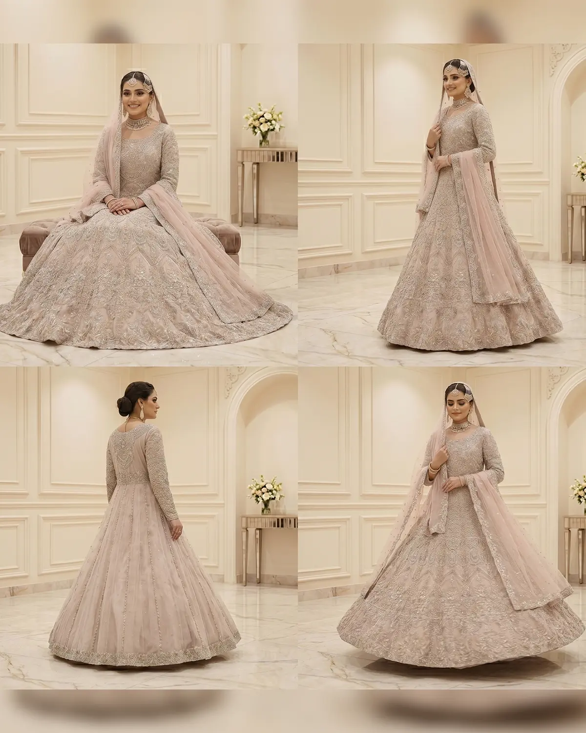 Cream Pearl Bridal Maxi - Image 4