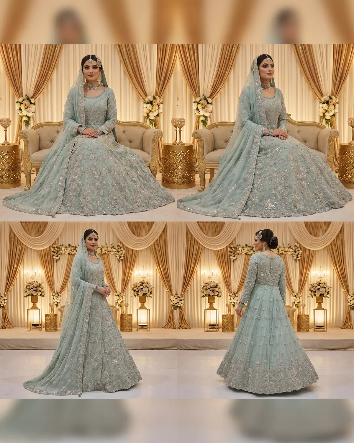 Dusty Blue Ayra Bridal Maxi - Image 4
