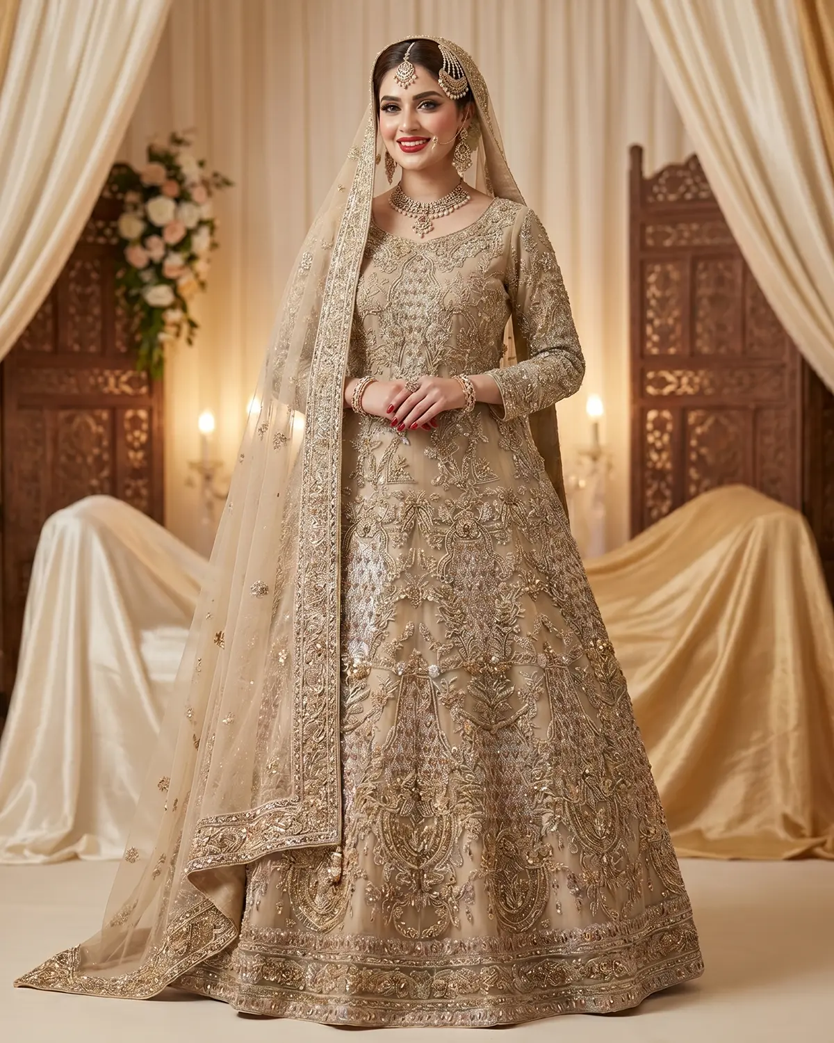 Gold Neha Bridal Maxi - Image 2