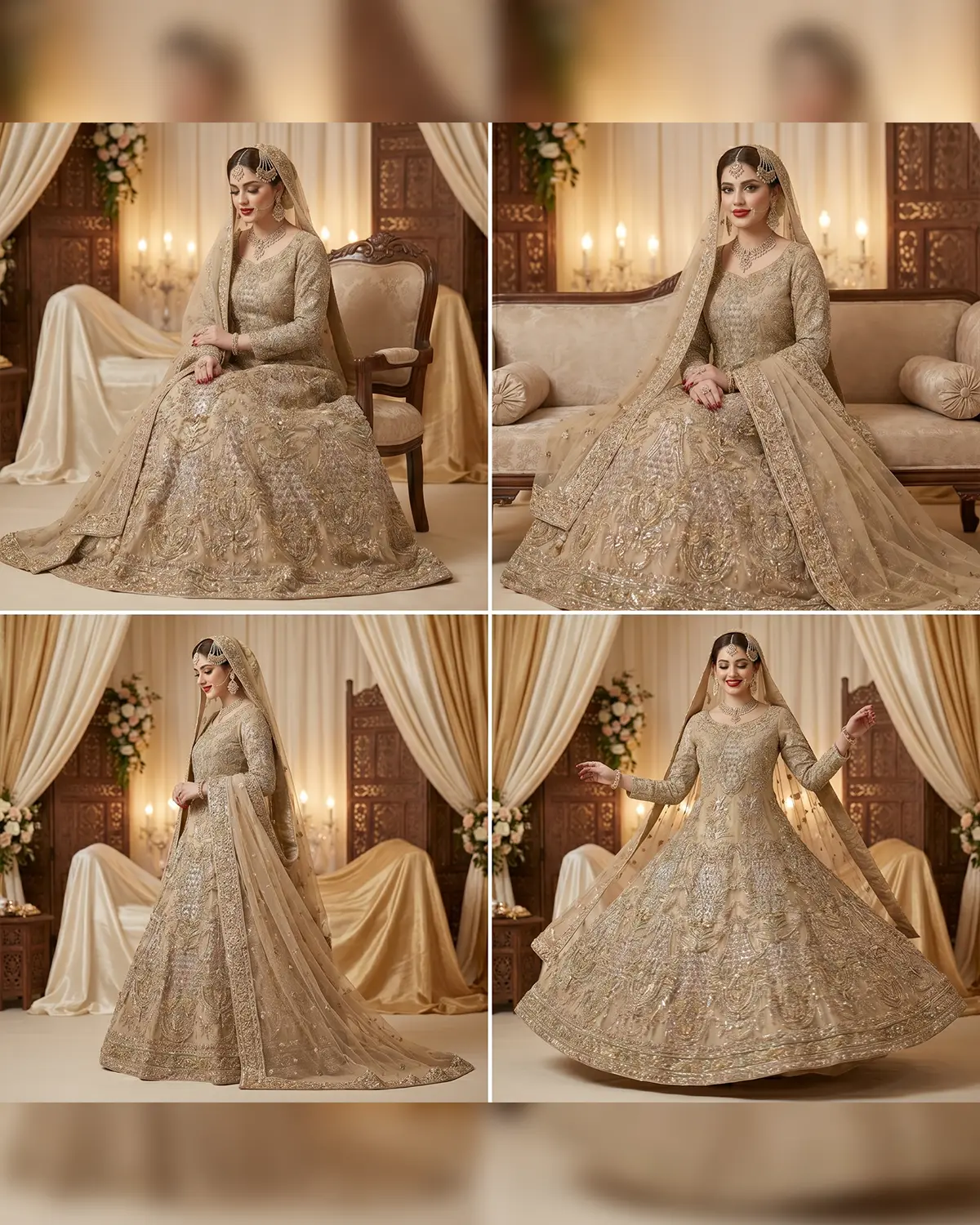 Gold Neha Bridal Maxi - Image 4