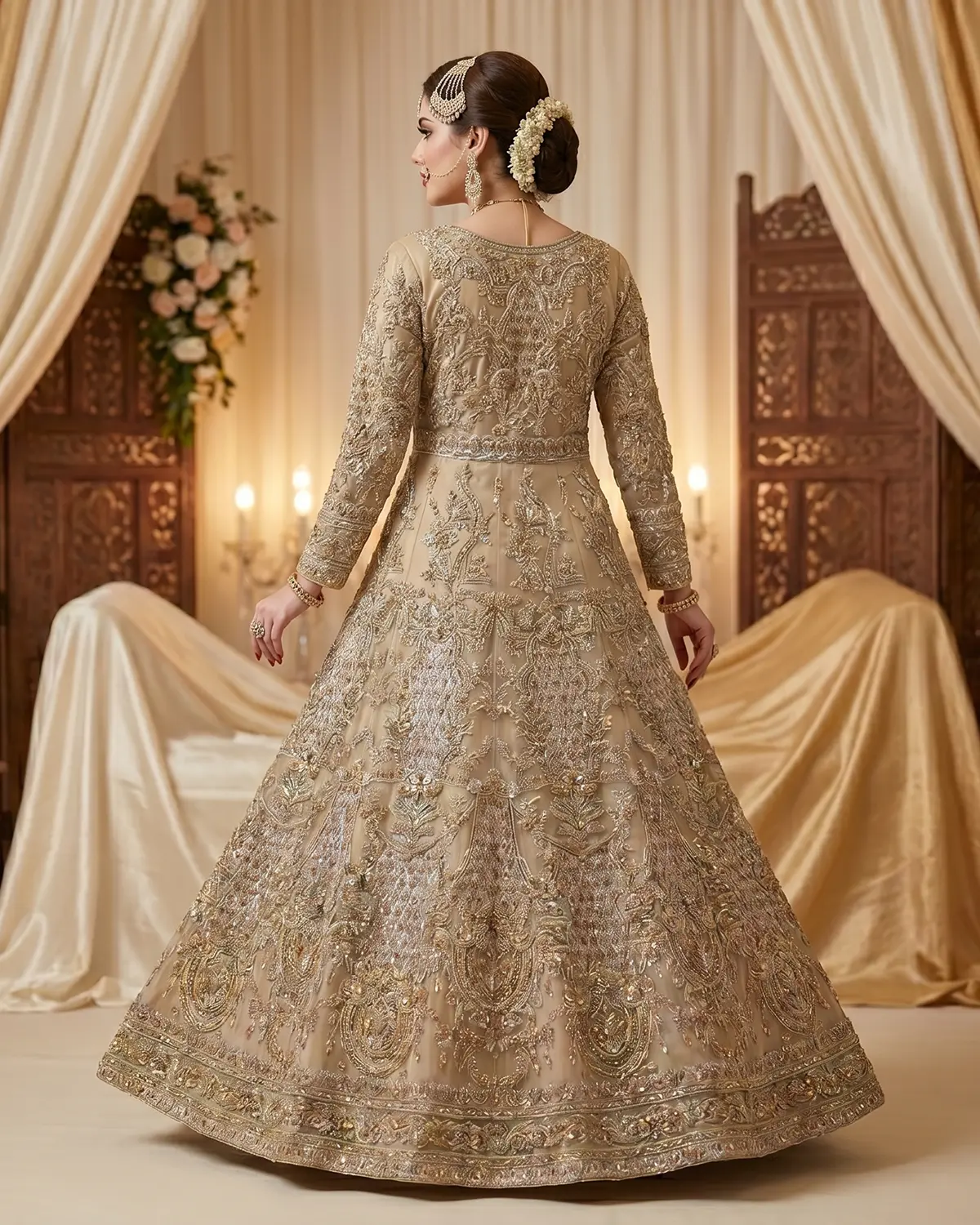 Gold Neha Bridal Maxi - Image 3