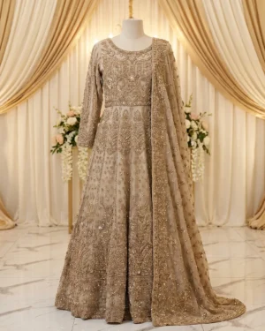 Golden Ramsha Bridal Maxi