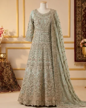 Green Pulk Bridal Maxi