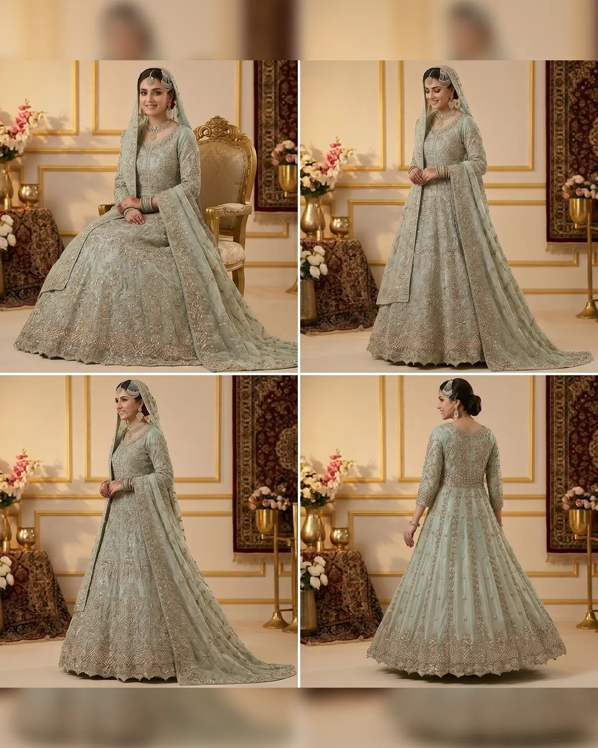 Green Pulk Bridal Maxi - Image 4