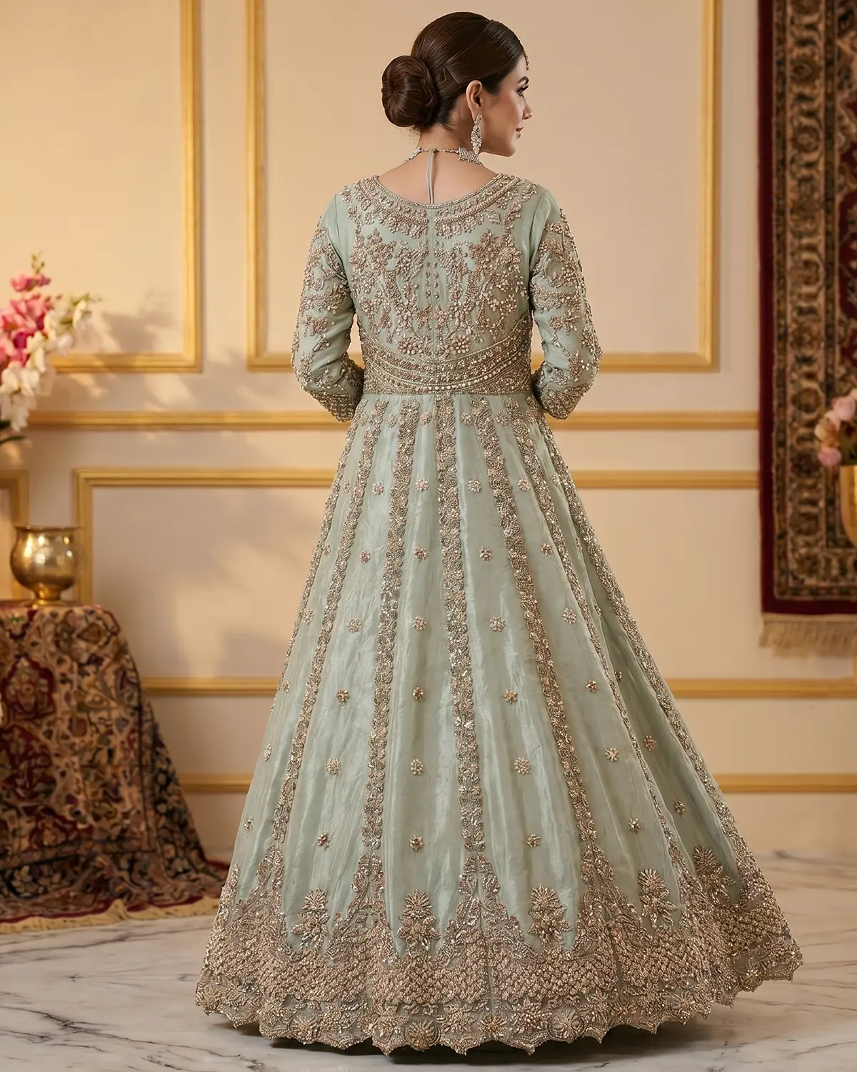 Green Pulk Bridal Maxi - Image 3