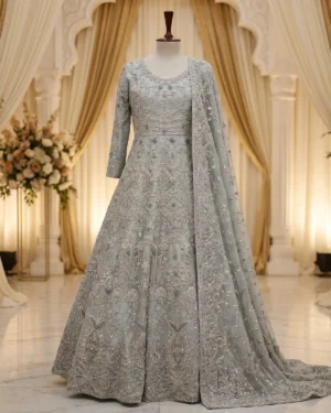 Grey Javeria Bridal Maxi