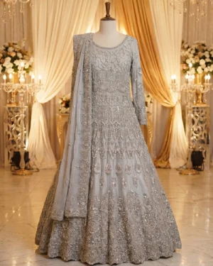 Grey Sana Bridal Maxi