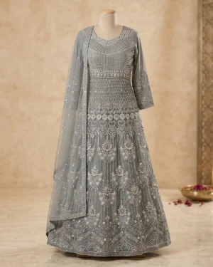 Grey Tuxe Formal Maxi Wear
