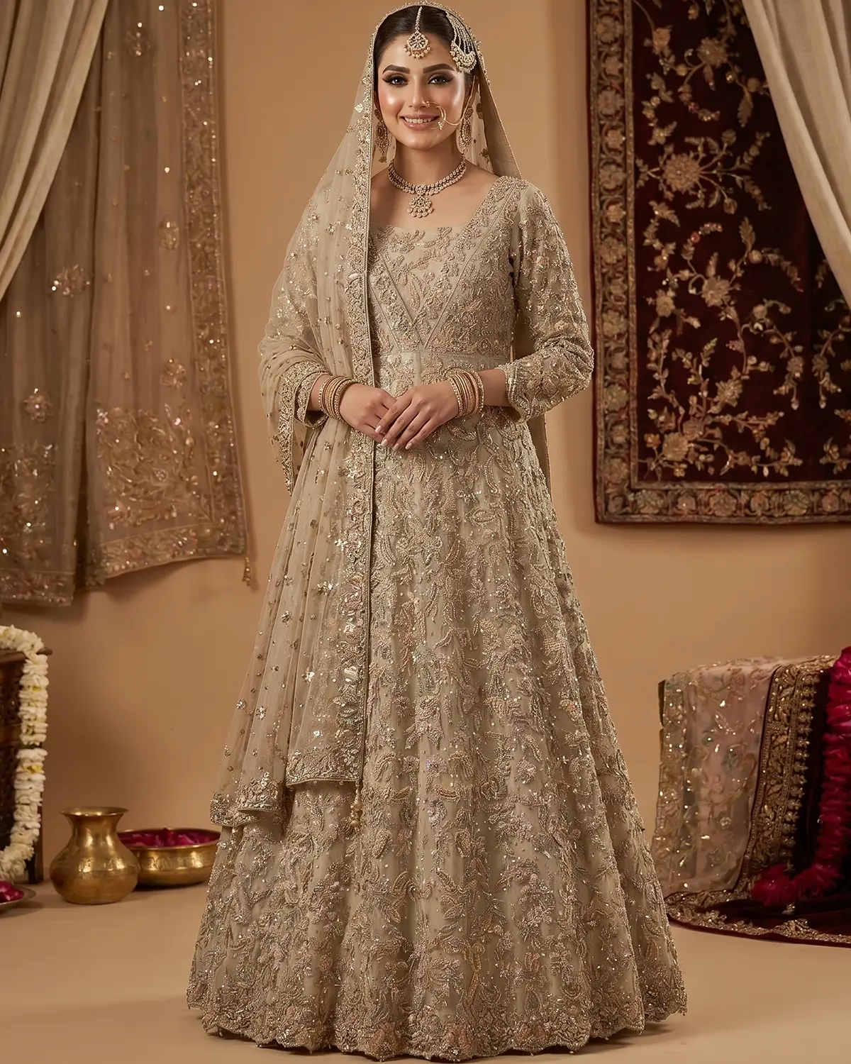 Grey Zoya Bridal Maxi - Image 2