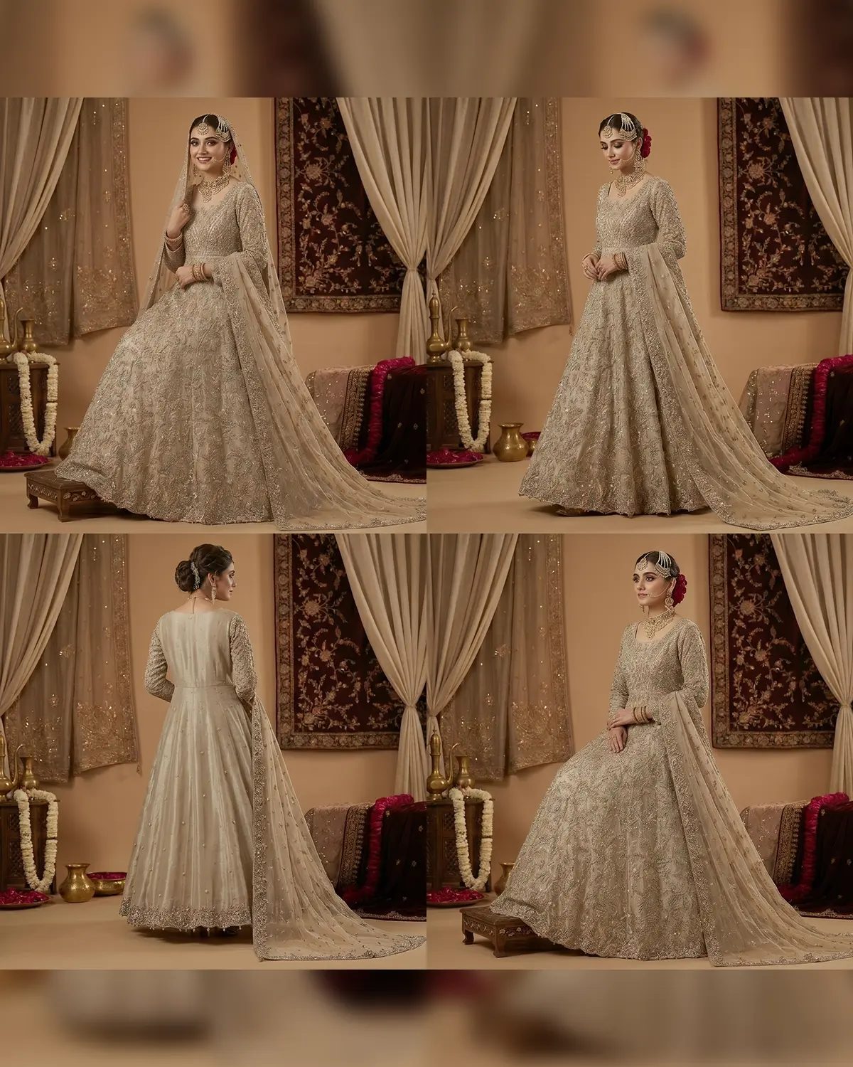 Grey Zoya Bridal Maxi - Image 4