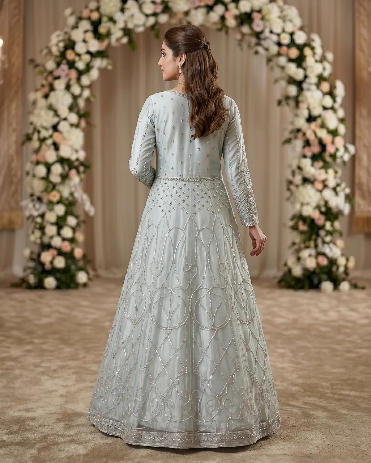 Ice Blue Formal Maxi - Image 3