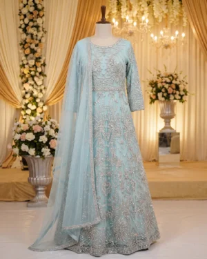 Light Blue Hania Bridal Maxi