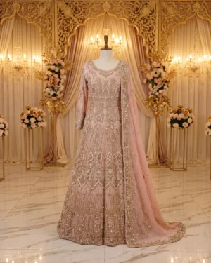 Light Pink Eshal Bridal Maxi