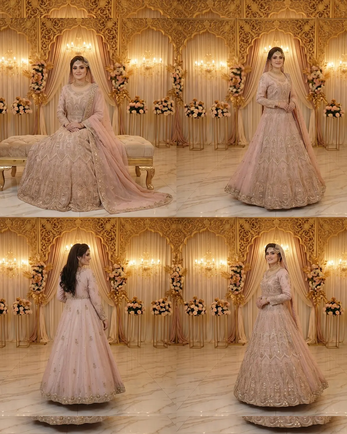 Light Pink Eshal Bridal Maxi - Image 4