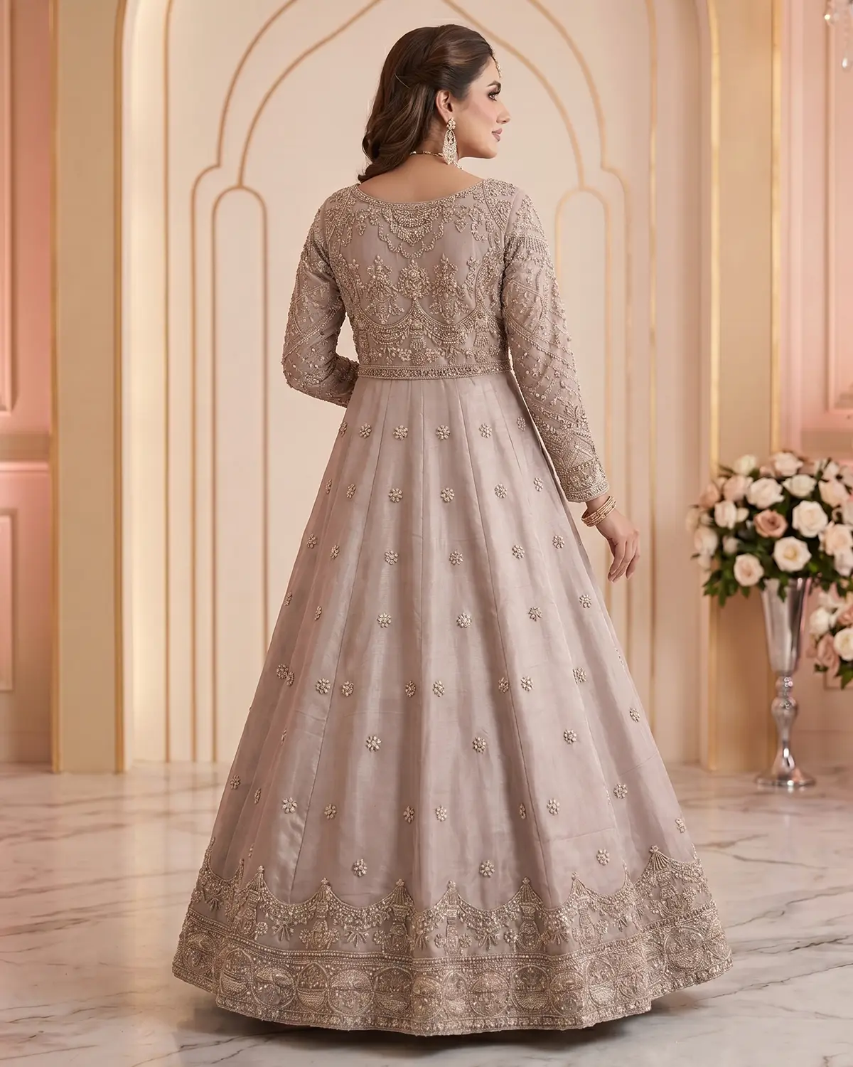 Light Pink Sana Bridal Maxi - Image 3
