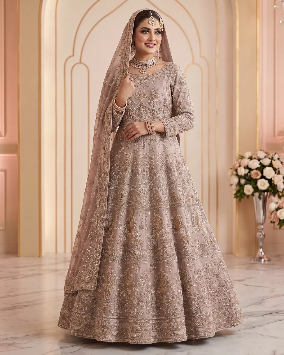 Light Pink Sana Bridal Maxi - Image 2