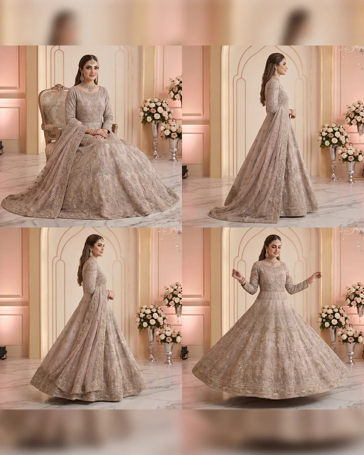 Light Pink Sana Bridal Maxi - Image 4