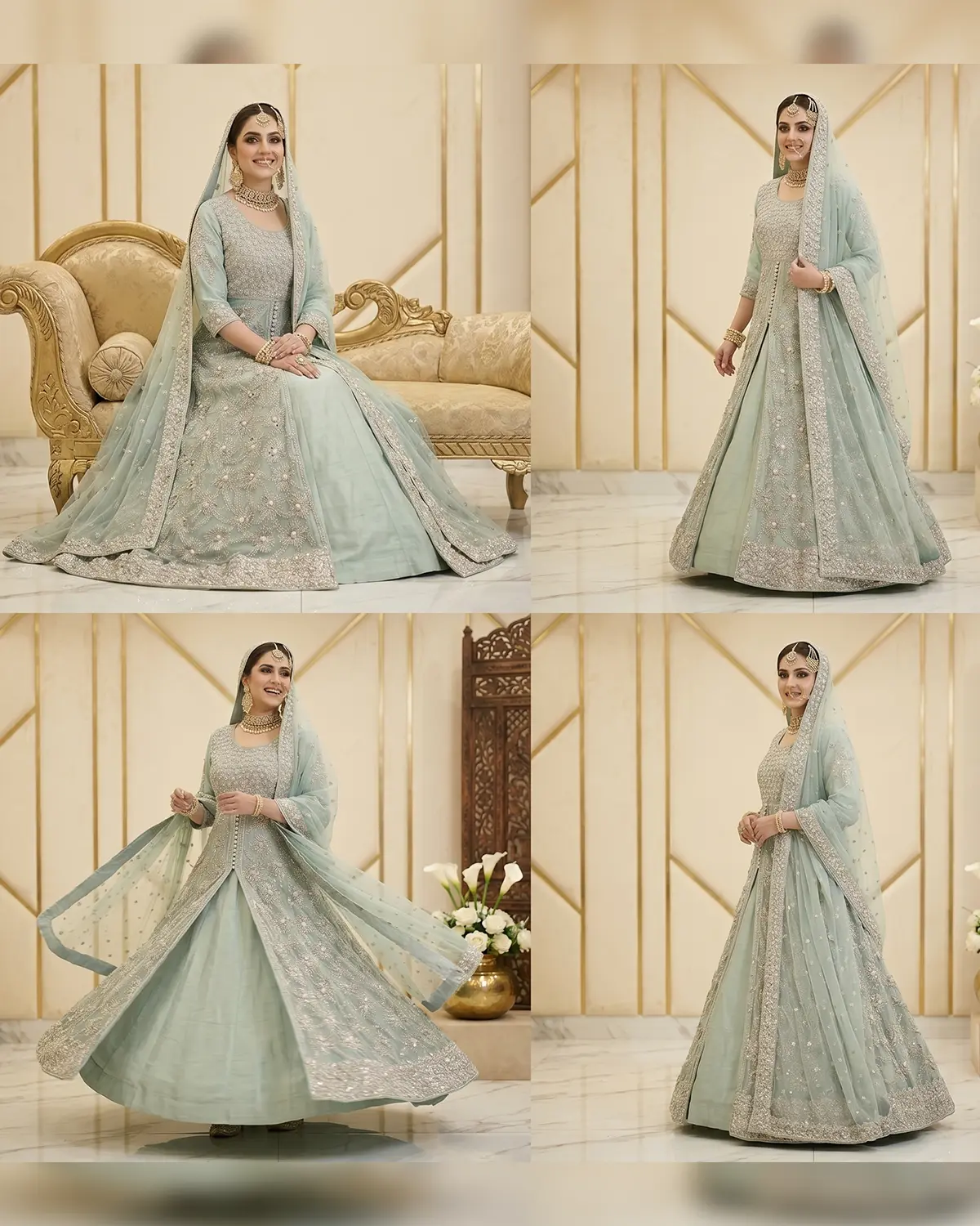 Mint Green Maya Bridal Maxi - Image 4
