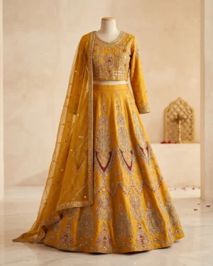 Mustarad Hina Formal Lehenga Choli