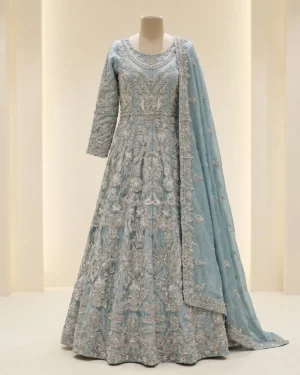 Ocean Blue Kinza Bridal Maxi