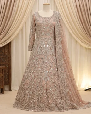 Peach Riya Bridal Maxi