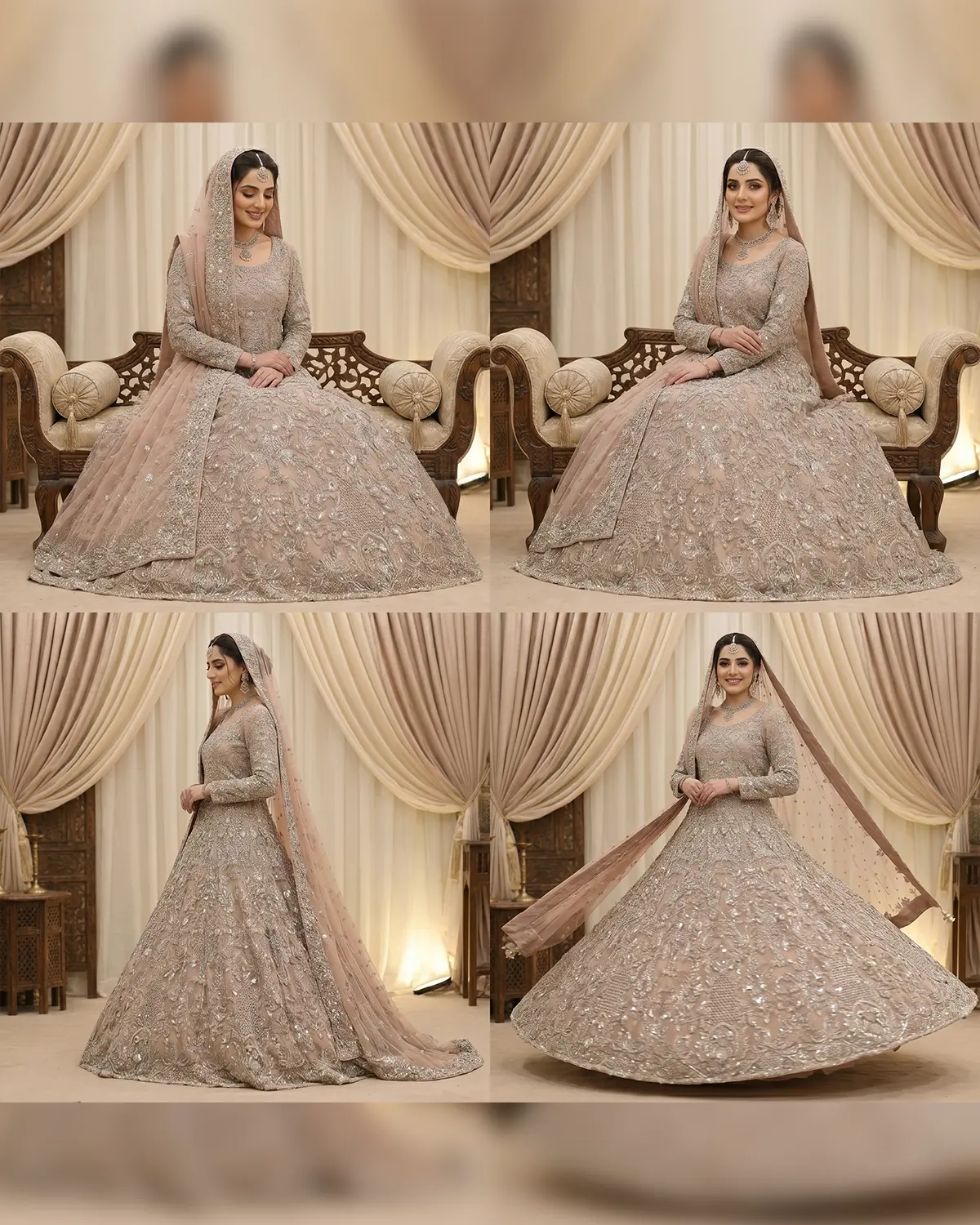 Peach Riya Bridal Maxi - Image 4