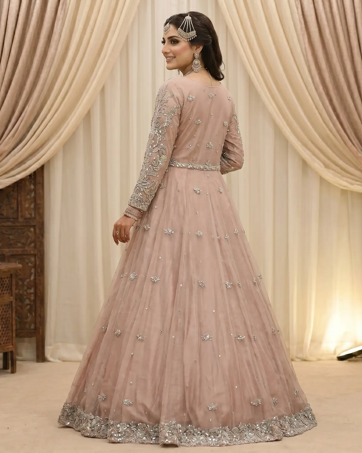 Peach Riya Bridal Maxi - Image 3