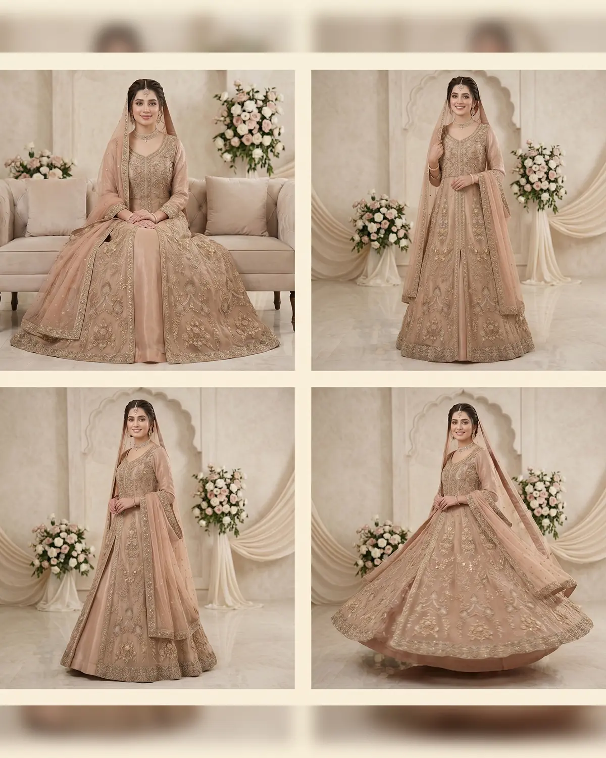 Peach Zoha Bridal Maxi - Image 4