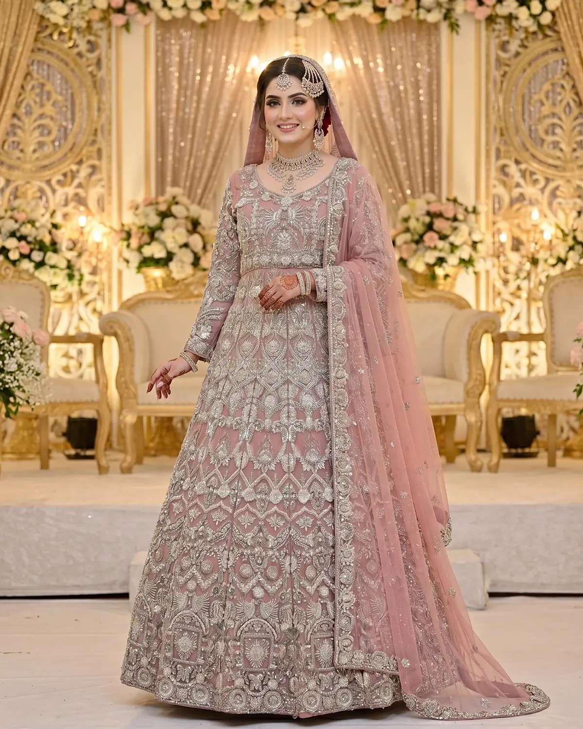 Pink Abeer Bridal Maxi - Image 2