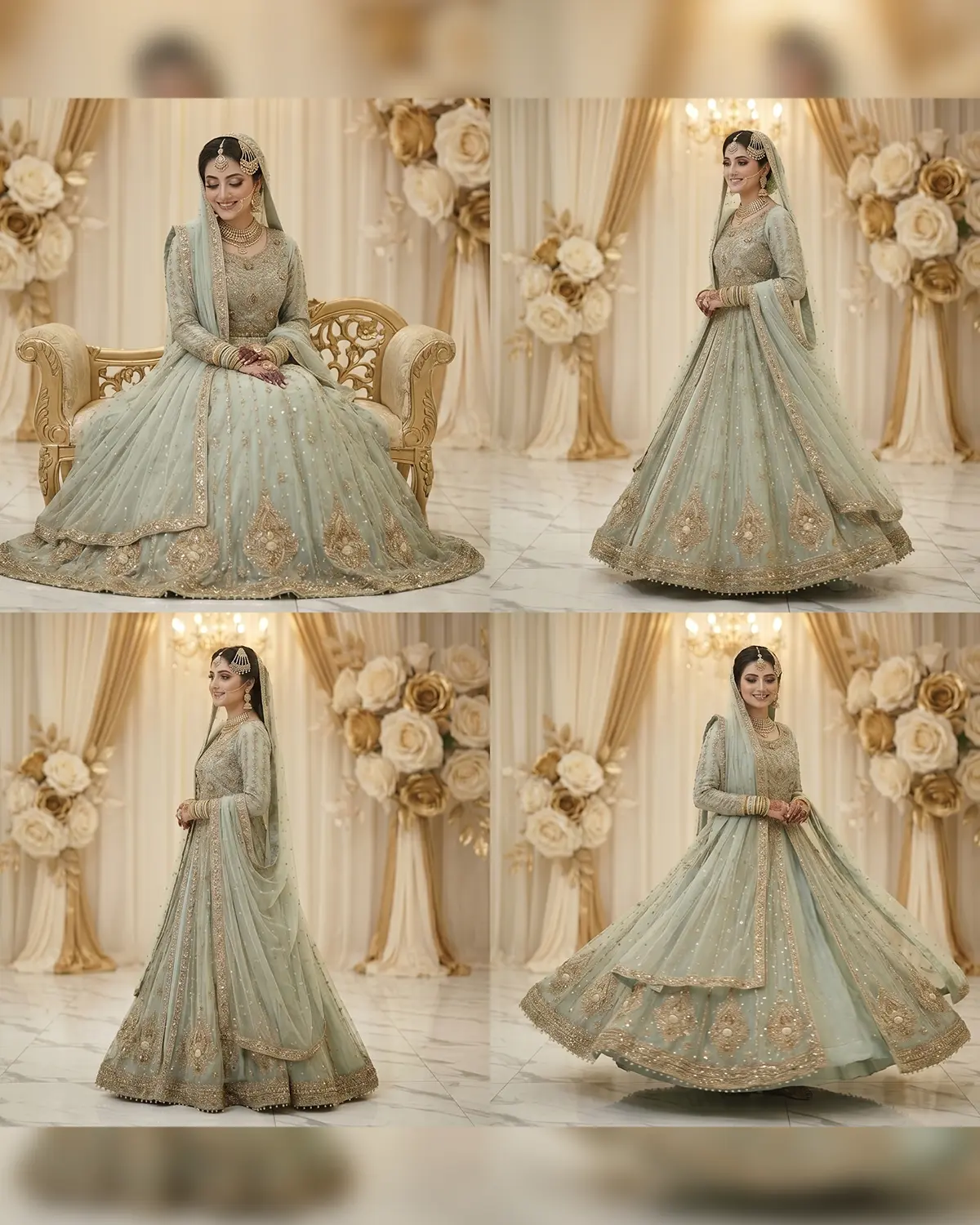 Pistachio Saba Bridal Maxi - Image 4