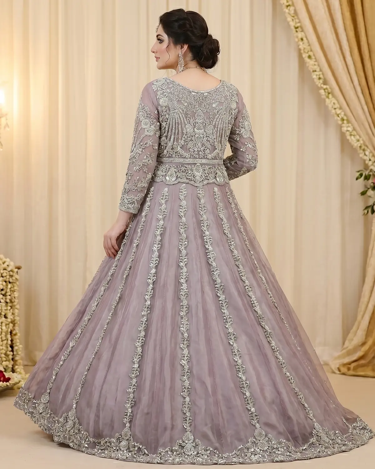 Purple Hira Bridal Maxi - Image 3