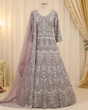 Purple Hira Bridal Maxi