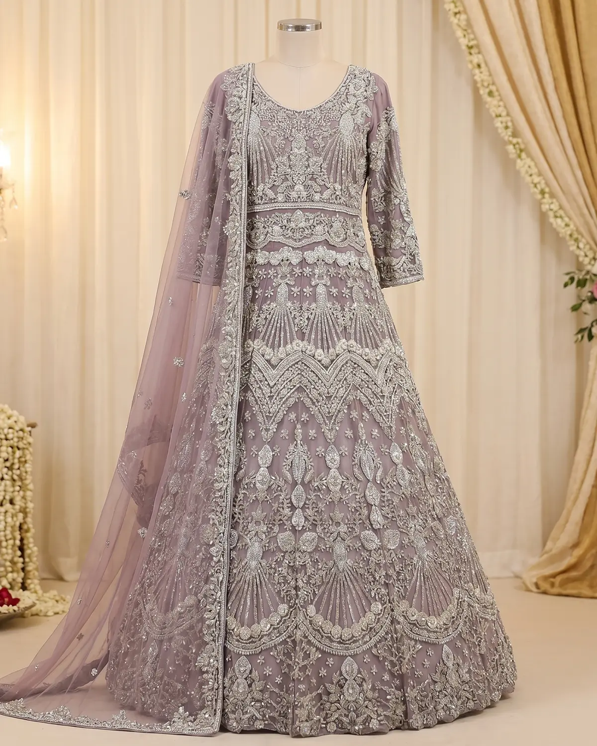 Purple Hira Bridal Maxi