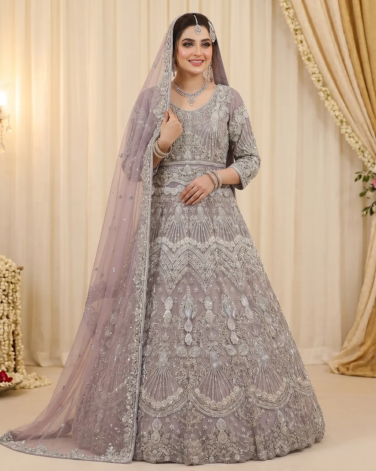 Purple Hira Bridal Maxi - Image 2
