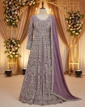 Purple Mahira Bridal Maxi