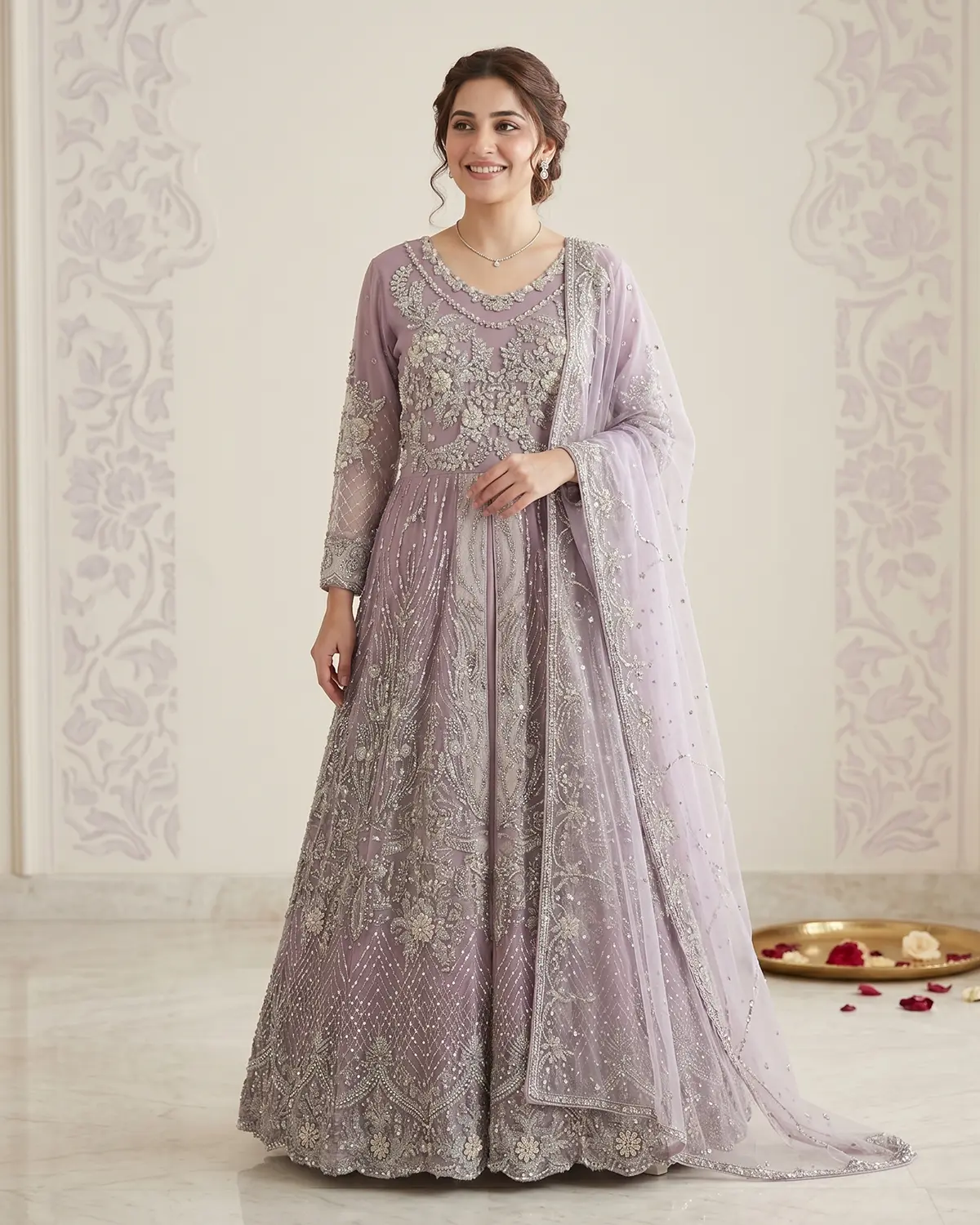 Purple Open Formal Maxi Wear - Image 2