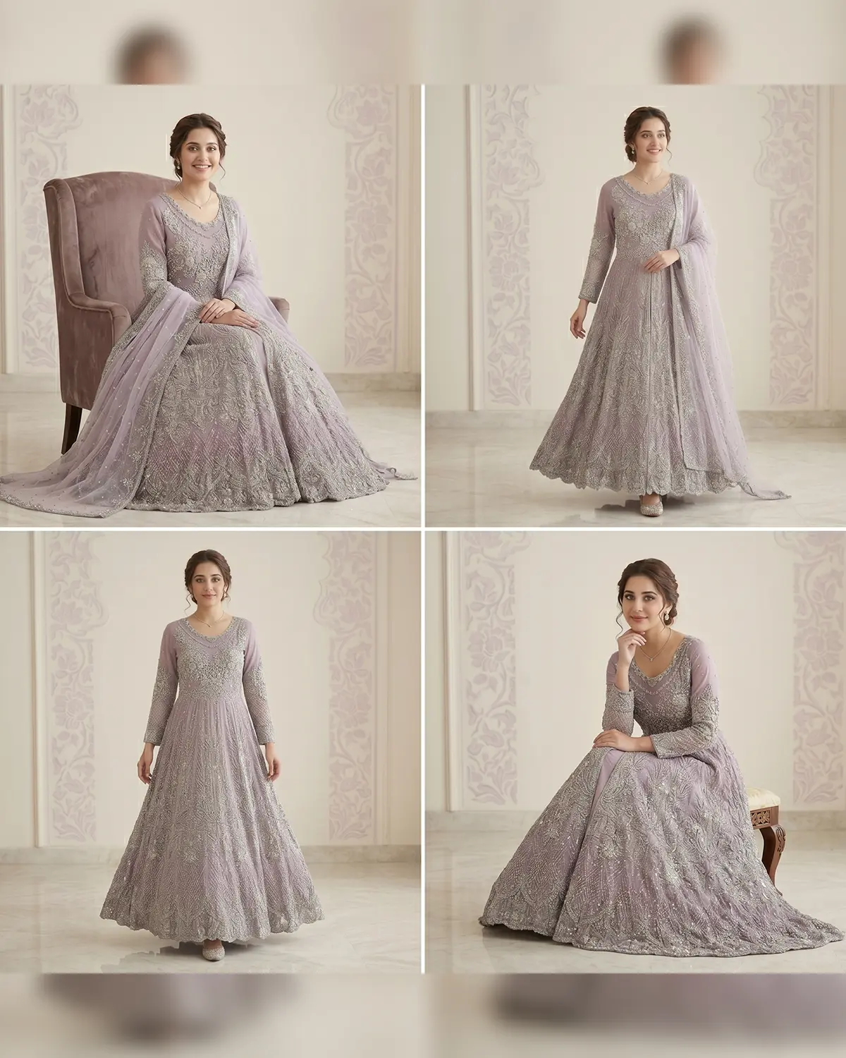 Purple Open Formal Maxi Wear - Image 4
