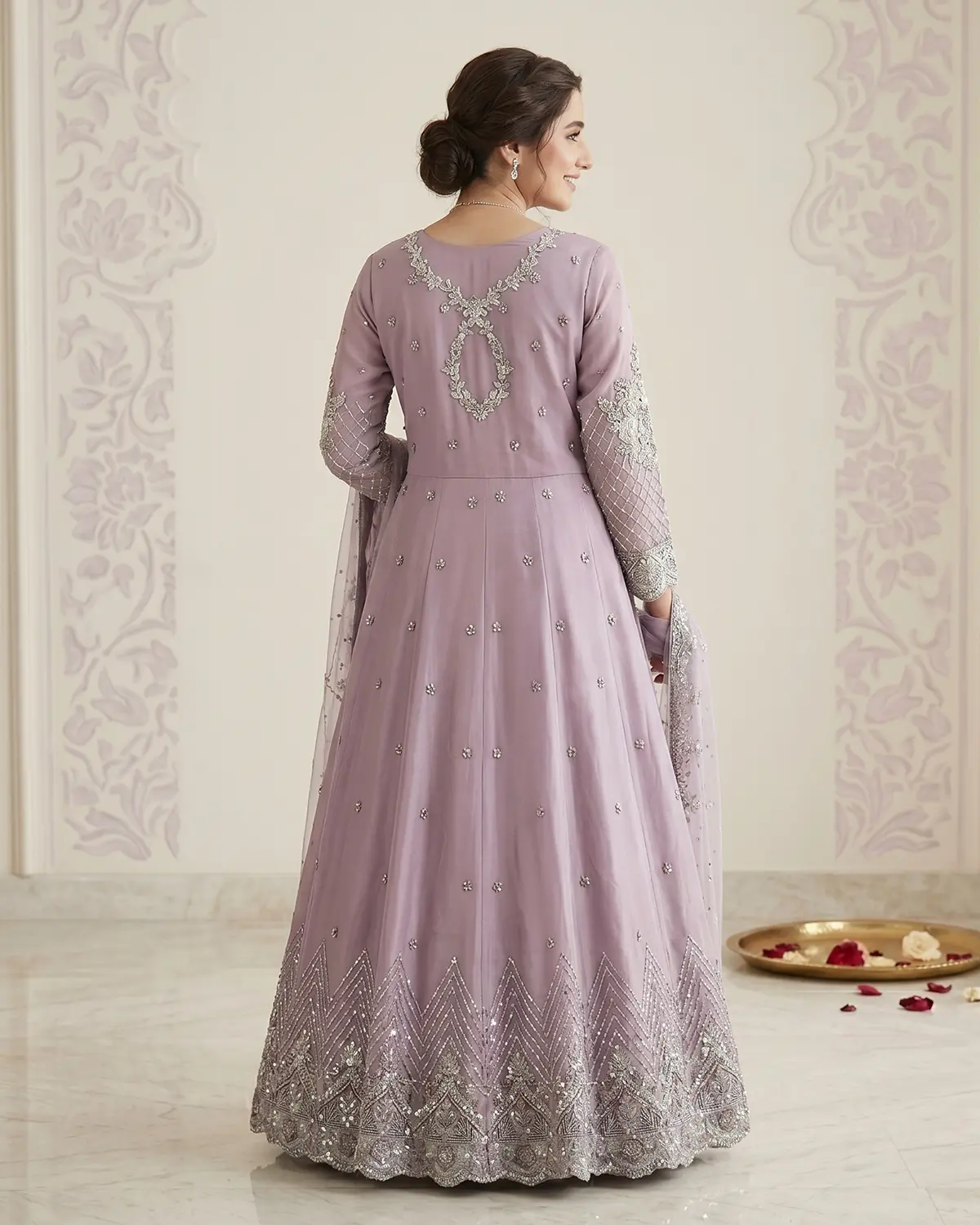 Purple Open Formal Maxi Wear - Image 3