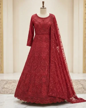 Red Barbie Lehenga Choli