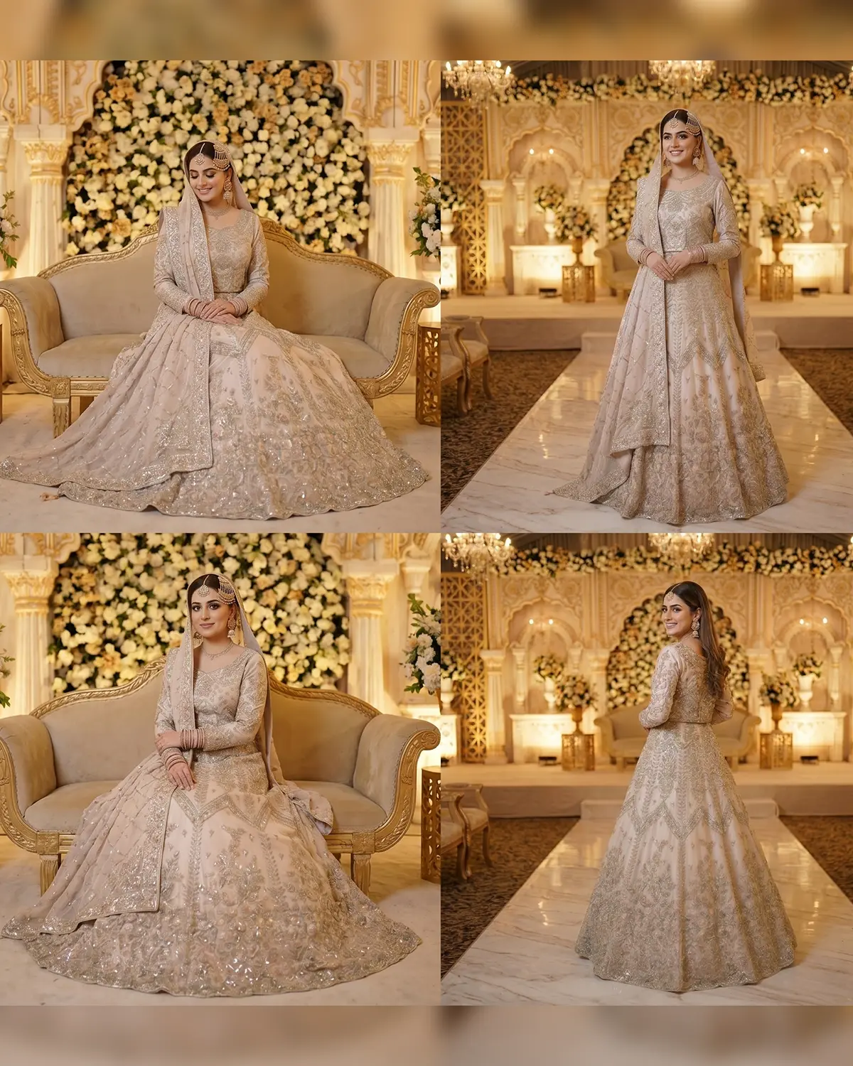 Rose Pink Meher Bridal Maxi/Lehenga Choli - Image 4